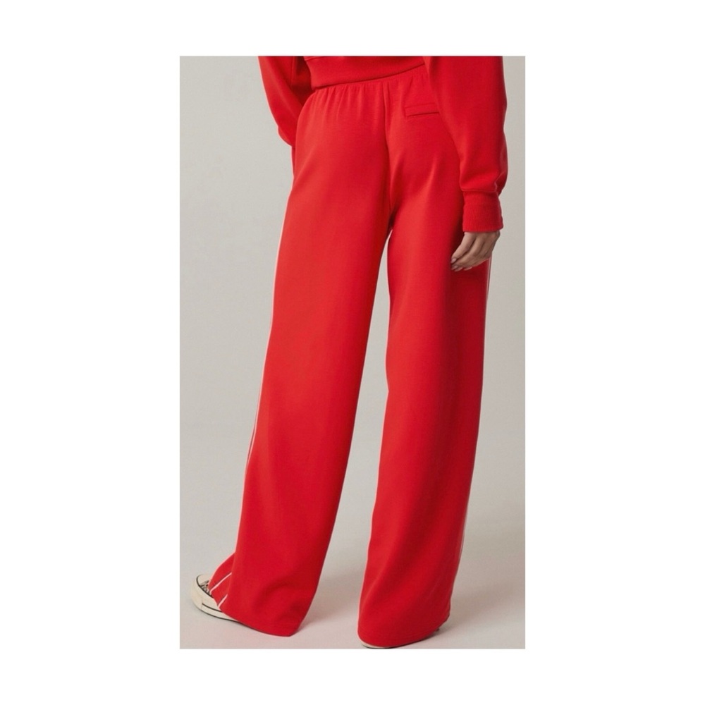 NWT Aerie Red Offline ChillUp Track Trouser - Picture 2 of 8